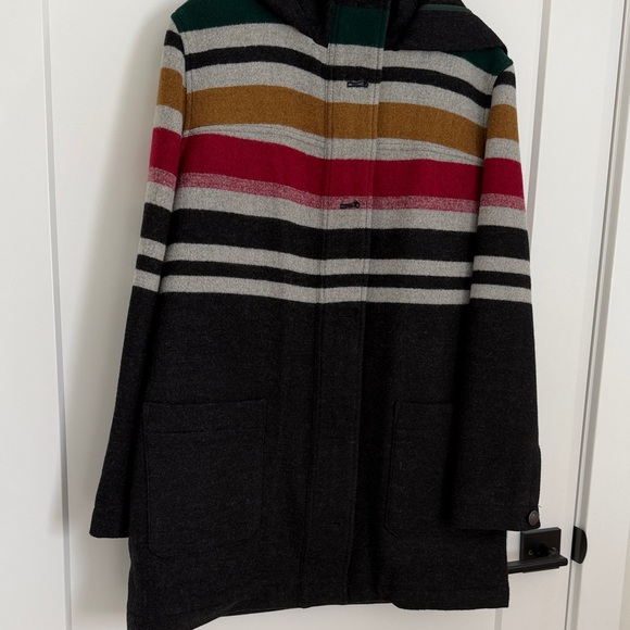 Women’s Pendleton Wool Hooded Coat size M - Picture 4 of 11